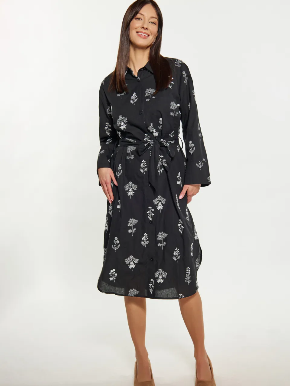 Usha Jurk Dames zwart