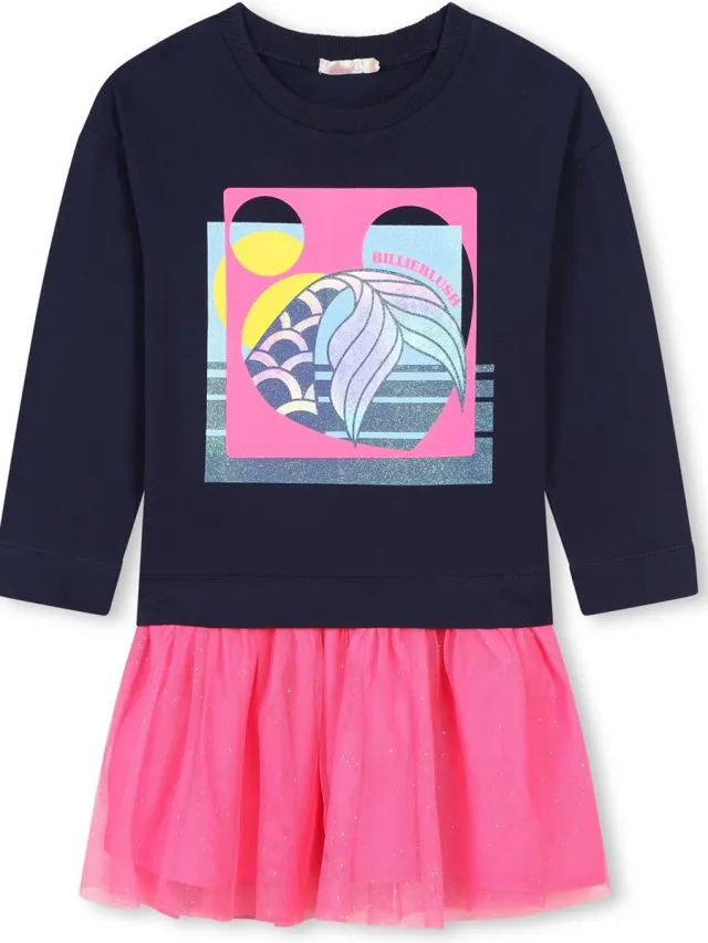 Billieblush U20508 Meisjes Jurk NAVY