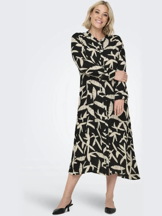 Only Carmakoma Jurk CARMERIELLE Midi-jurk Wit