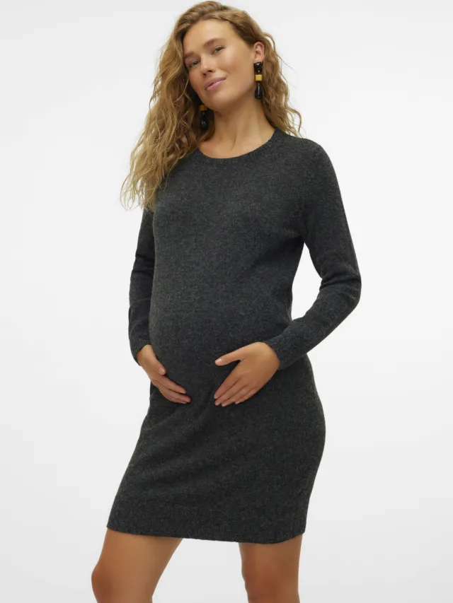 Vero Moda Maternity zwangerschapsjurk antraciet