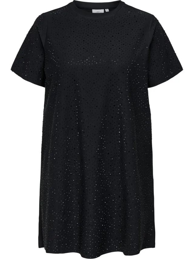 Only Carmakoma Blousejurk CARMALUKKA Korte jurk Black