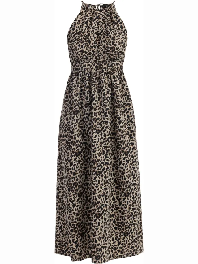 NAEMI Dress Beige Leo