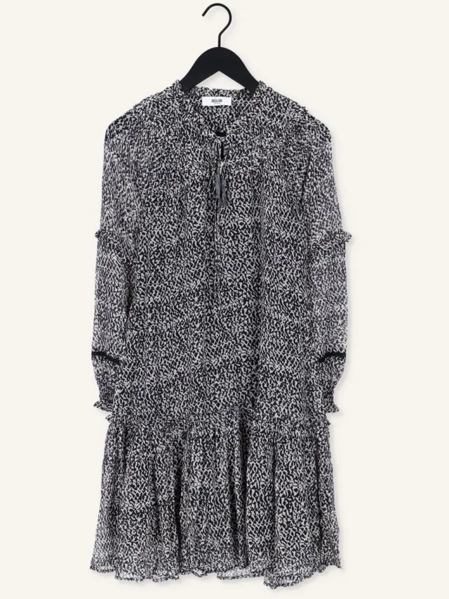 Moliin Tiana Dames - Jurk - Zwart