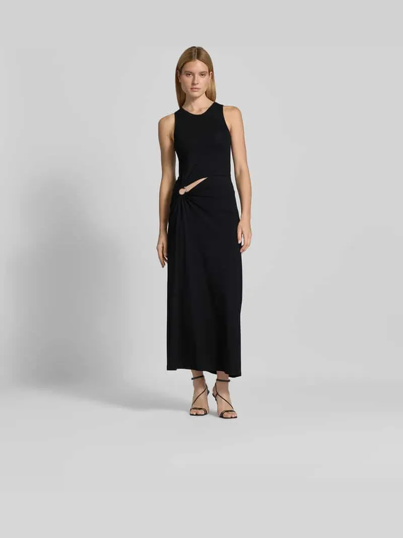 Rabanne Maxi-jurk met Cut-out Zwart