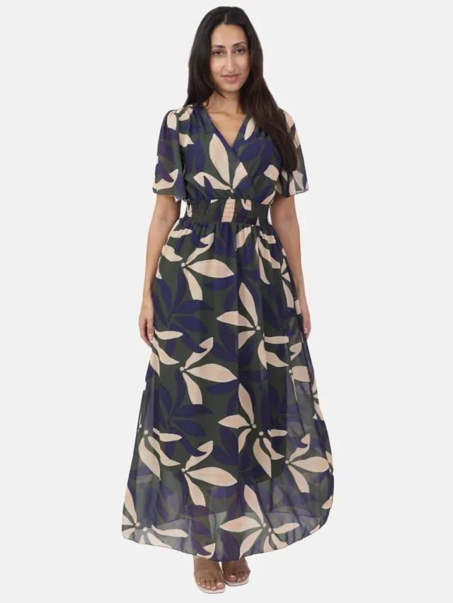 Elara Maxikleid Khaki