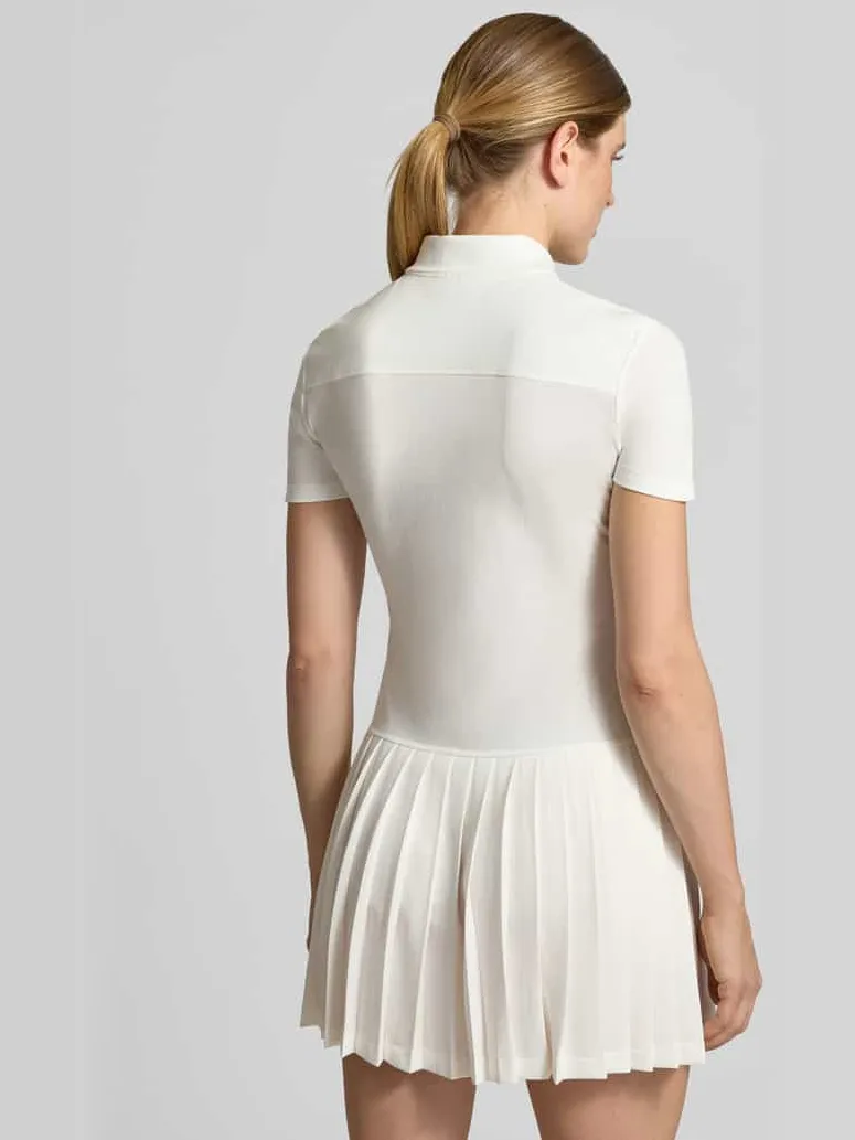 Lacoste Regular fit vrijetijdsjurk van katoenmix offwhite, foto 3