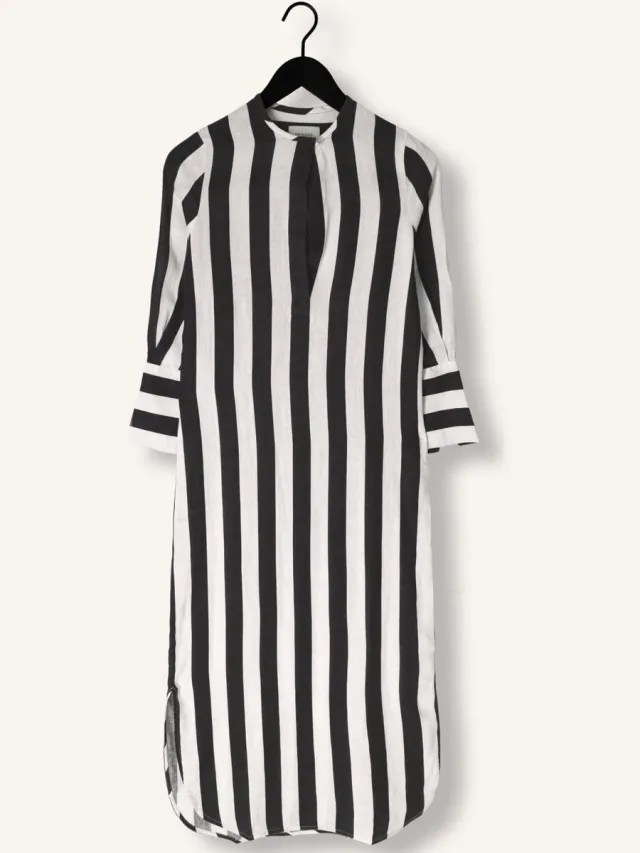 Mr Mood Mrs Line Tunic Dames - Jurk - Wit