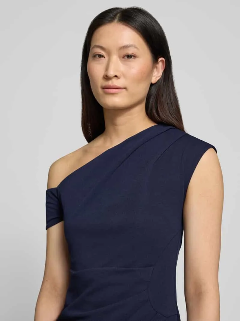 Lipsy Avondjurk in maxi-jurk met loopsplit donkerblauw, foto 3