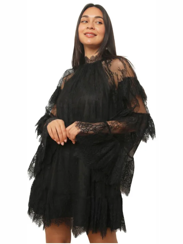 La Modeuse Korte Jurk La Modeuse 78230_P185994 Zwart