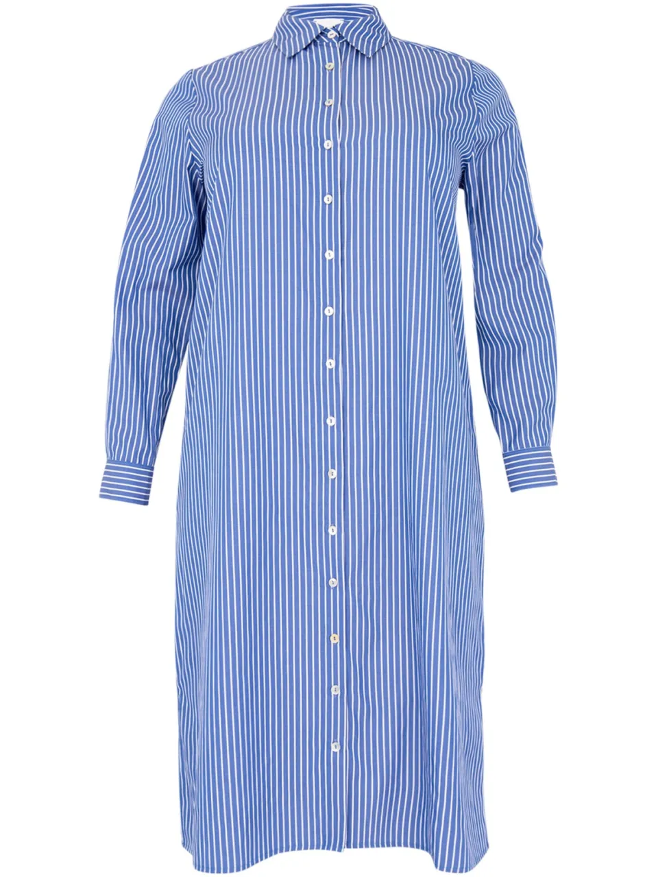 Yoek Blouse-jurk lang SMALL STRIPE | Blauw, foto 3