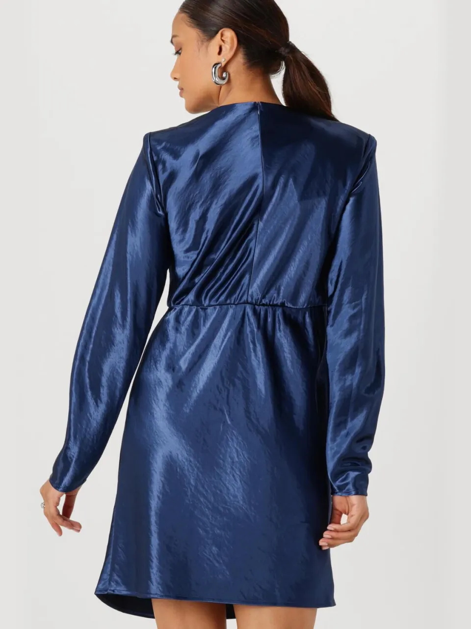 Y.A.S. YAS Dames Jurken Yasgisela Ls Dress - Donkerblauw, foto 3
