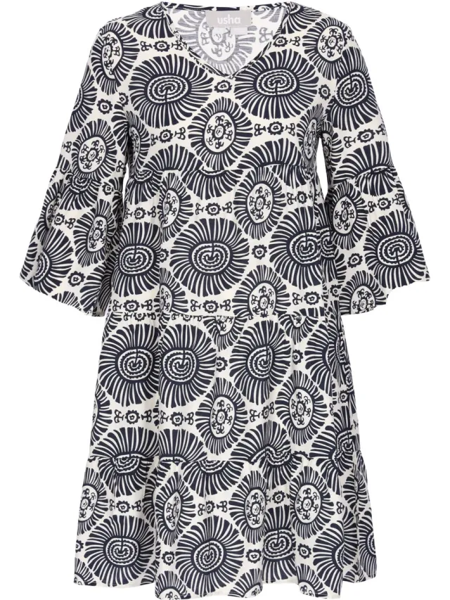 Usha Dress navy