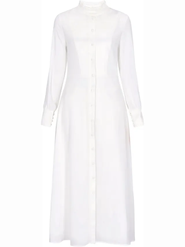 Usha Dress white