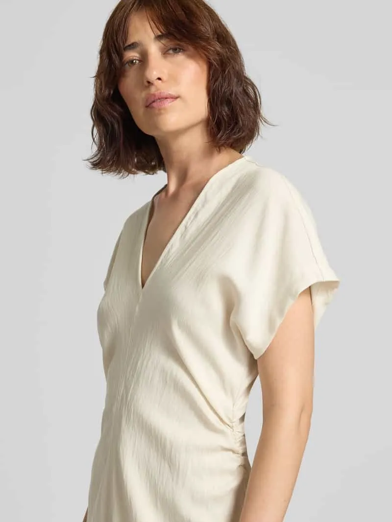 Jake*s Collection regular fit maxi-jurk van lyocellmix met viscose ecru, foto 5