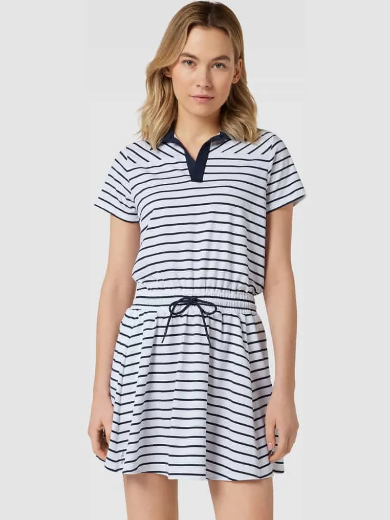 Polo Ralph Lauren Mini-jurk met streepmotief Wit