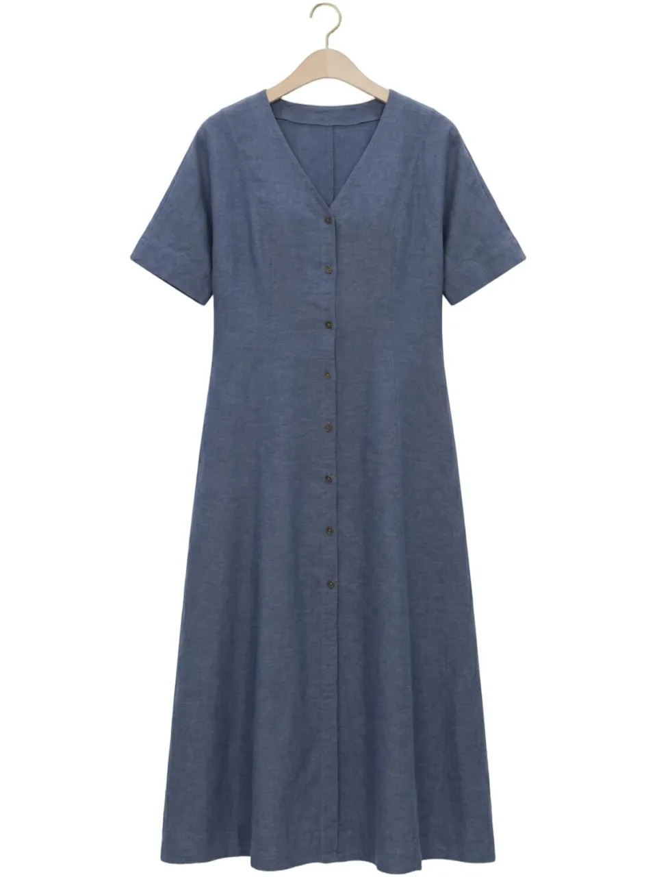 MSCH Copenhagen Dames Jurken Mschviana Ginia 2/4 Dress - Blauw, foto 2
