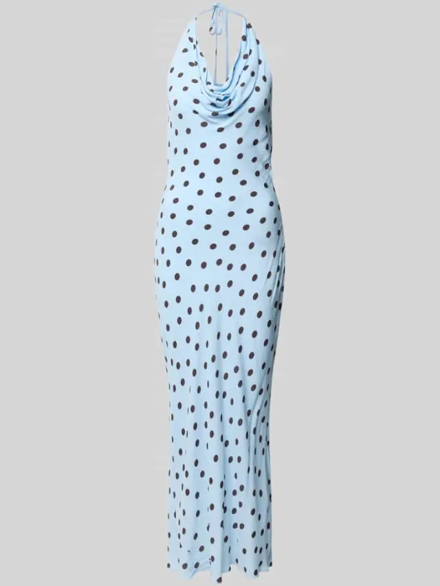 Forever New Cocktailjurk met cascadehals model 'Carter' blauw, foto 2