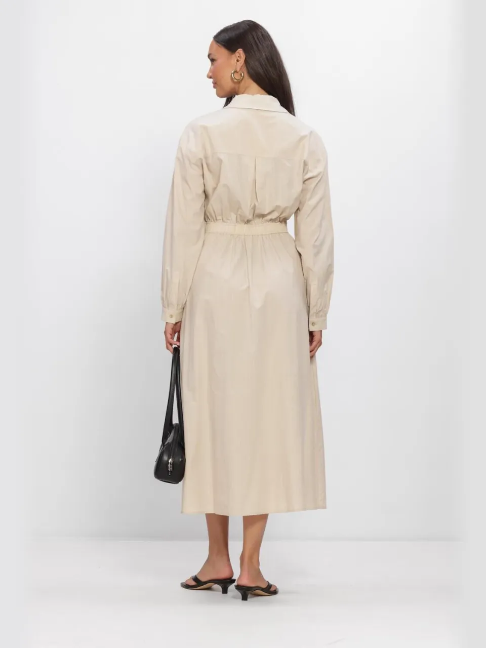 MSCH Copenhagen Dames Jurken Mschselmina Dress - Beige, foto 3