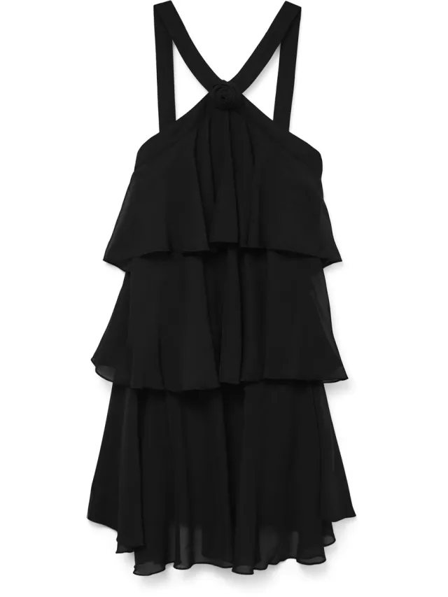 Vero Moda Feestjurk VMFELICIA Korte jurk Black
