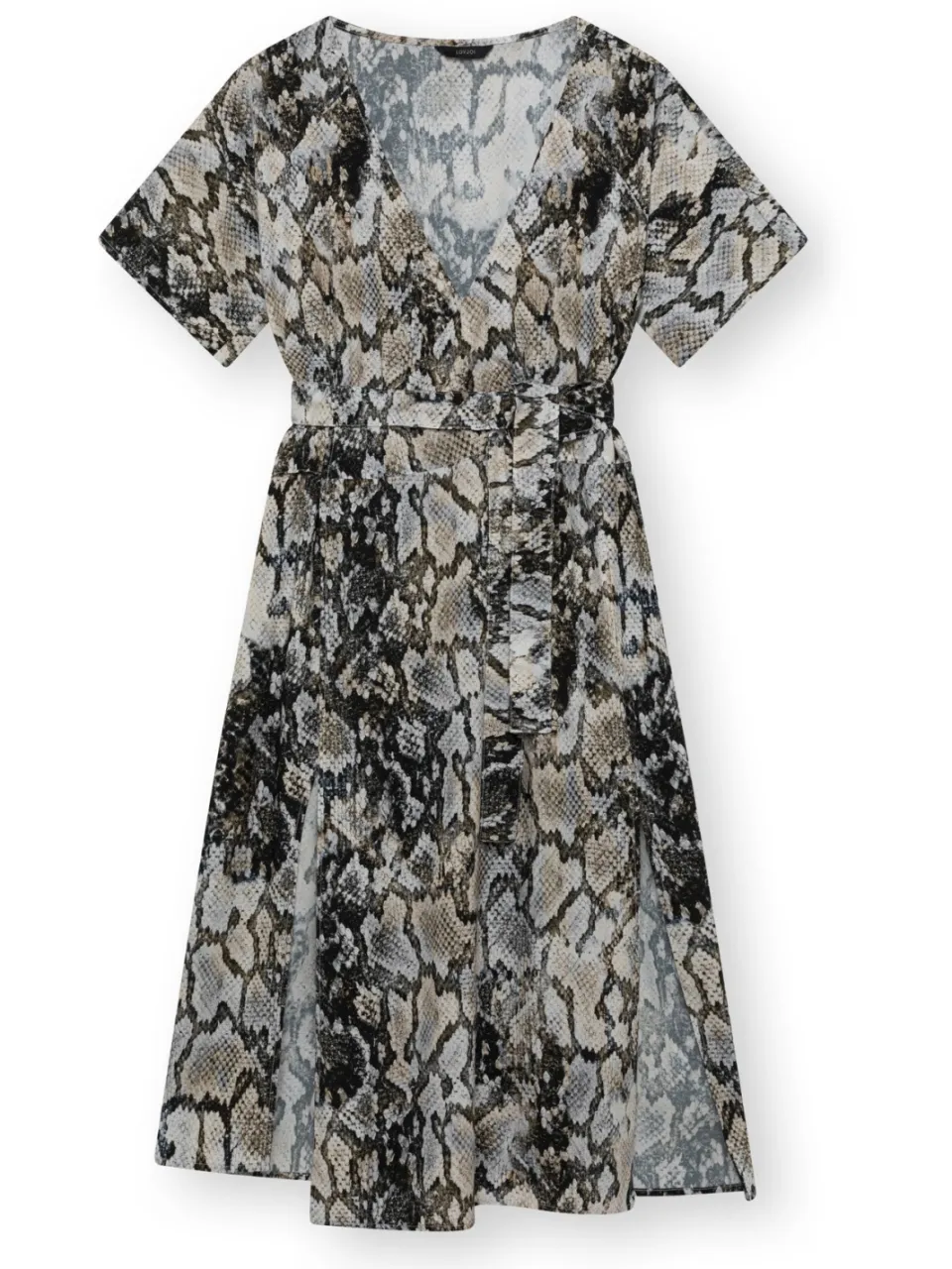 Lovjoi dames vegan Jurk Adeena Python beige, foto 2