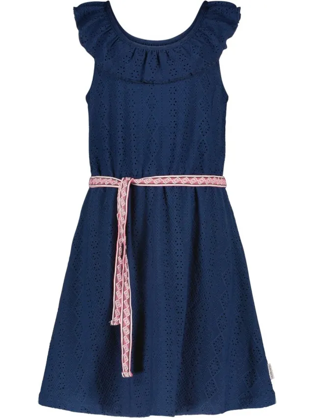 B.Nosy B. Nosy Y403-5890 Meisjes Jurk - lake blue
