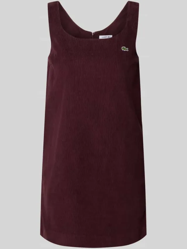 Lacoste Slim fit vrijetijdsjurk van puur katoen bordeaux, foto 2