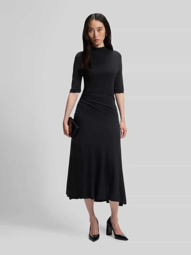Boss Jurk met verborgen ritssluiting Marineblauw