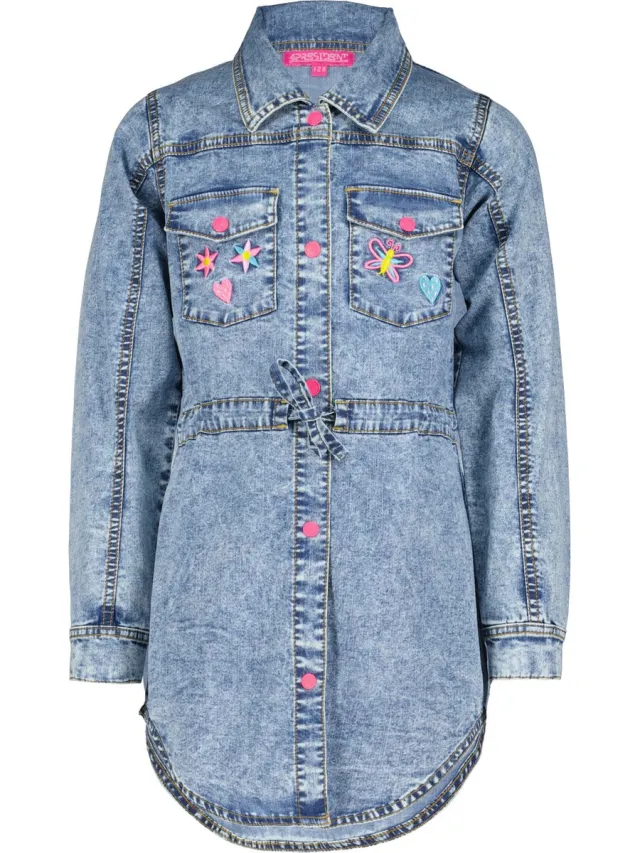 4President Meisjes jurk - Light Blue - Meisjes jurken