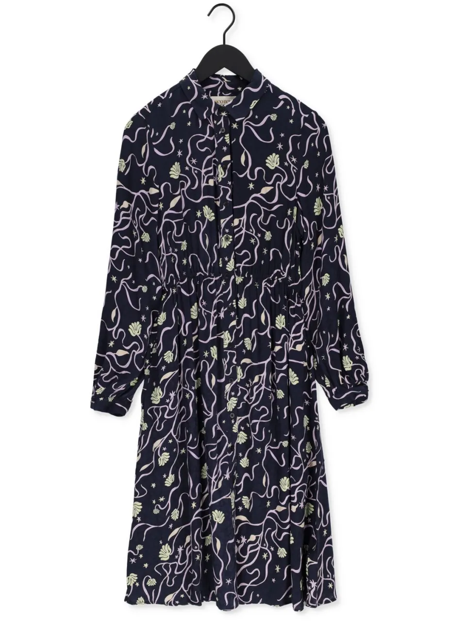 Scotch & Soda Dames Jurken Relaxed Fit Shirt Dress - Donkerblauw, foto 2