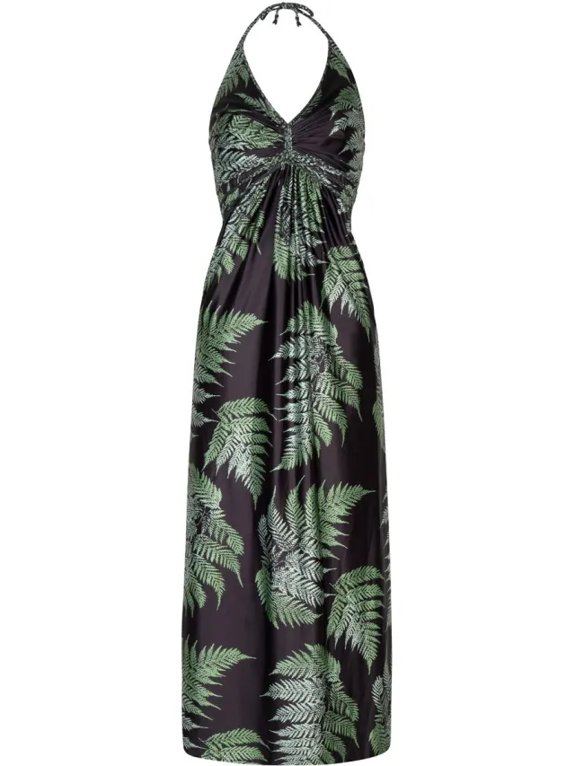 Chic by Lirette Halter jurk Boquete - Zwart