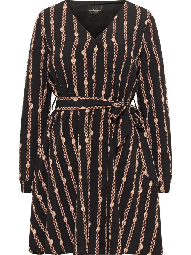 Faina midi-jurk Dames zwart, foto 2