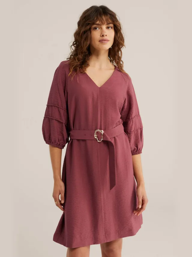 WE Fashion korte jurk oudroze