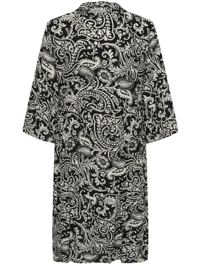 Kaffe Damesjurk KAFFE Ellen Amber black chalk paisley