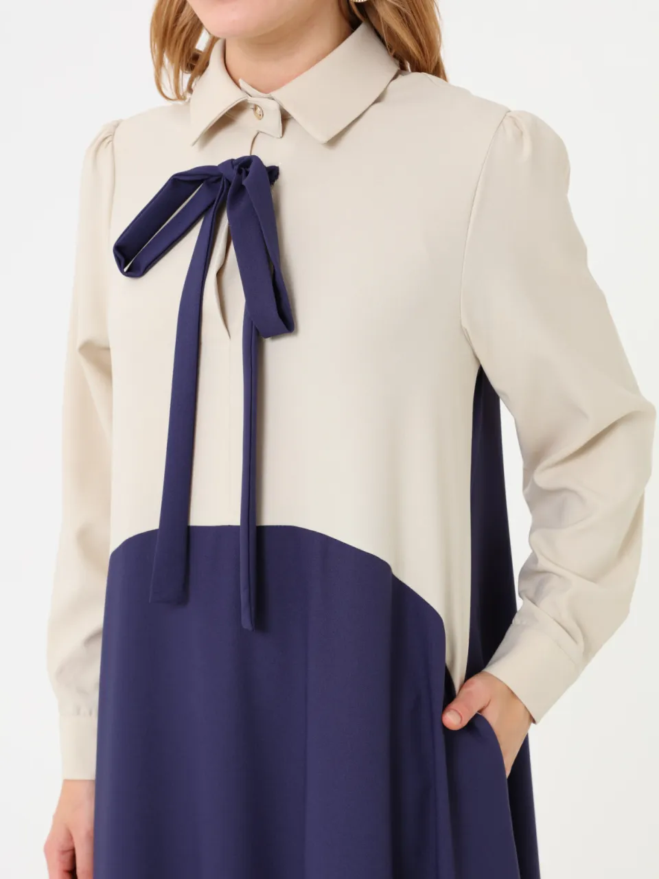Refka Modest Dress Refka Marineblauw