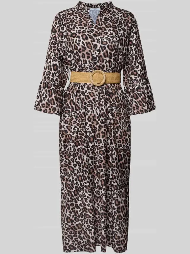 ZABAIONE Midijurk met riem model 'Ol44ivi' zwart, foto 2