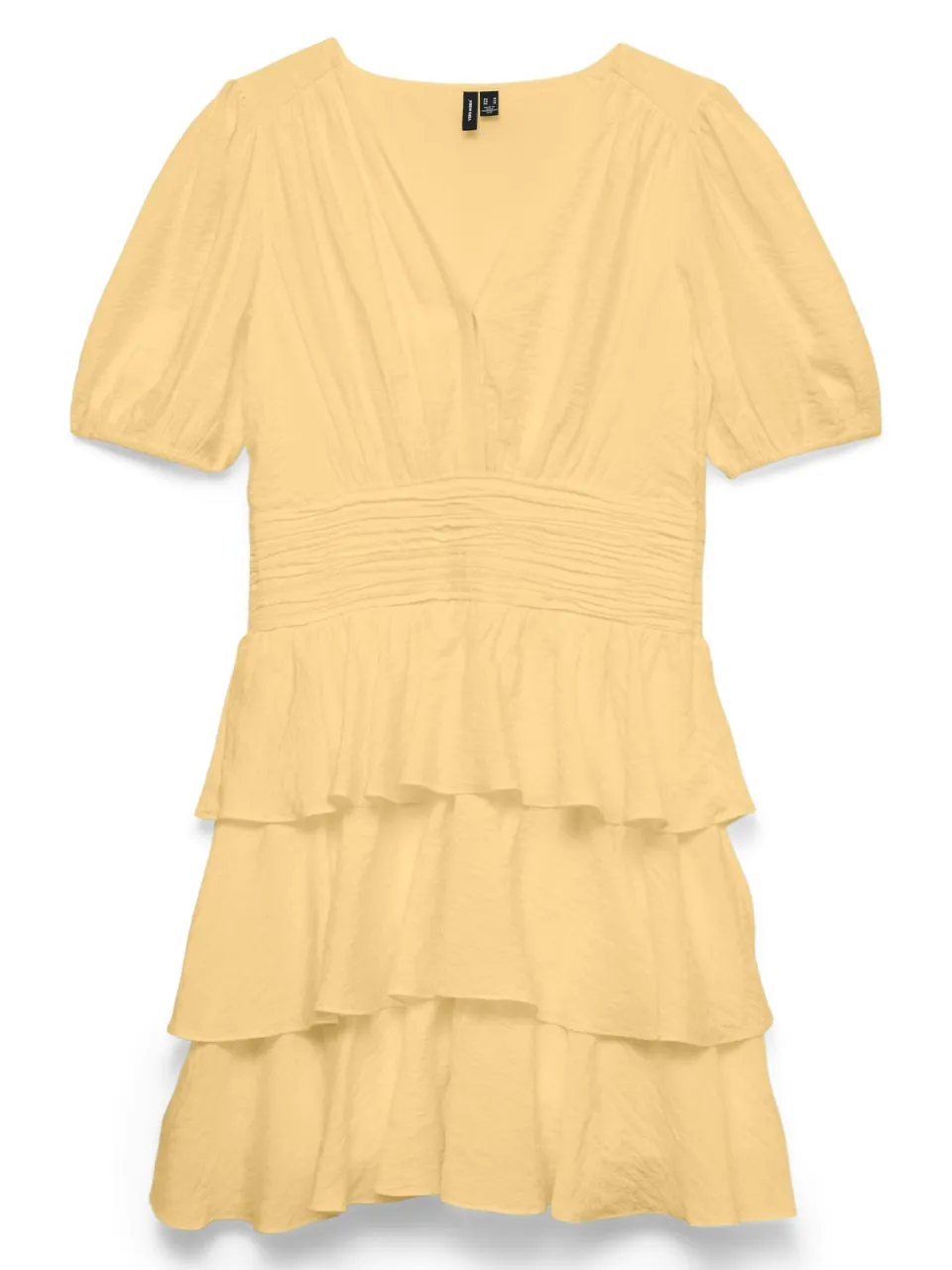 Vero Moda mini jurk - lichtgeel, foto 3