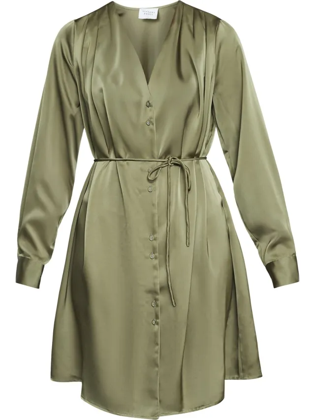 Sisters Point Esava-dr - Dames Jurk - Khaki
