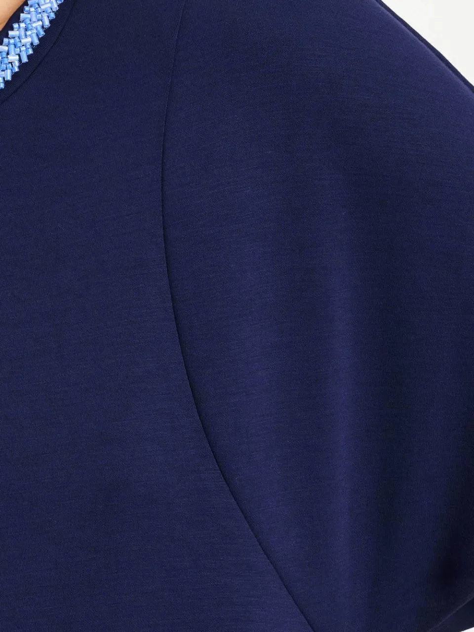 POM Amsterdam Macy midi jurk donkerblauw, foto 5