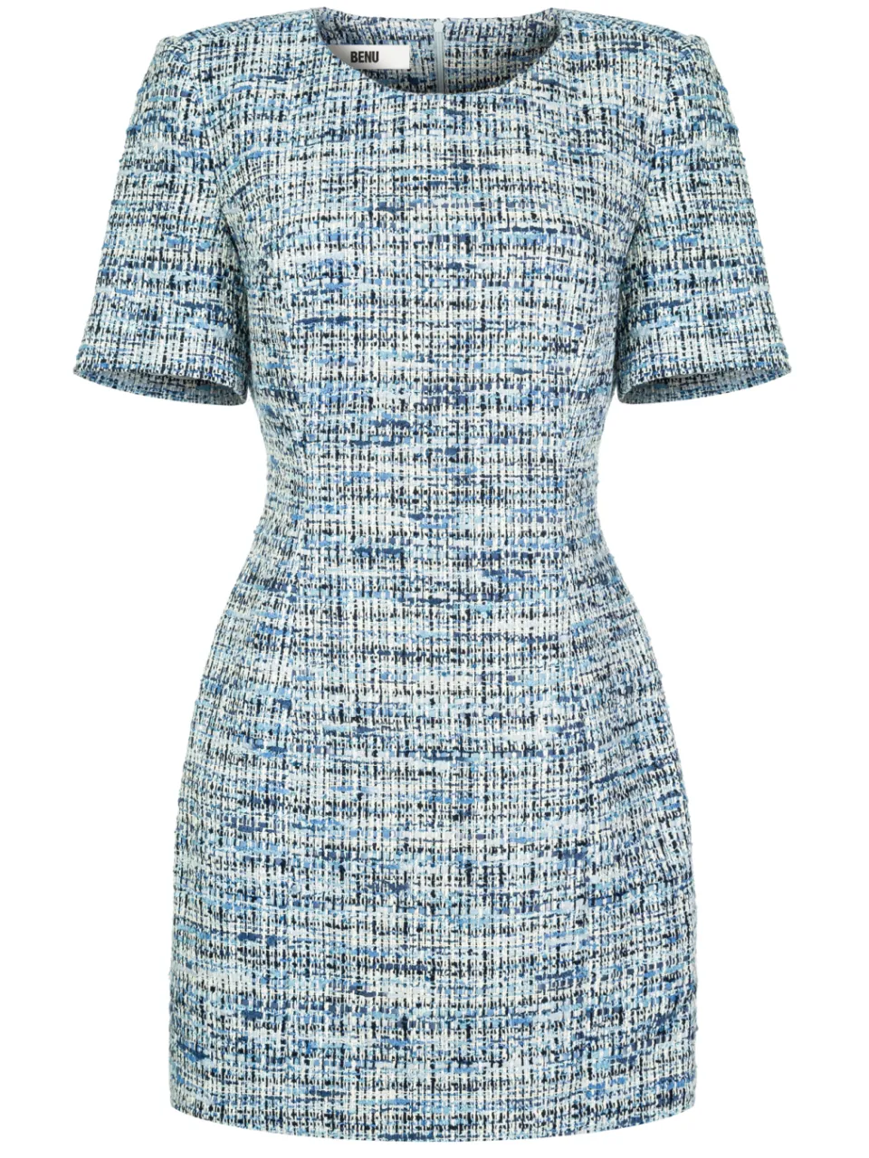 BENU Tweed jurk blauw, foto 2