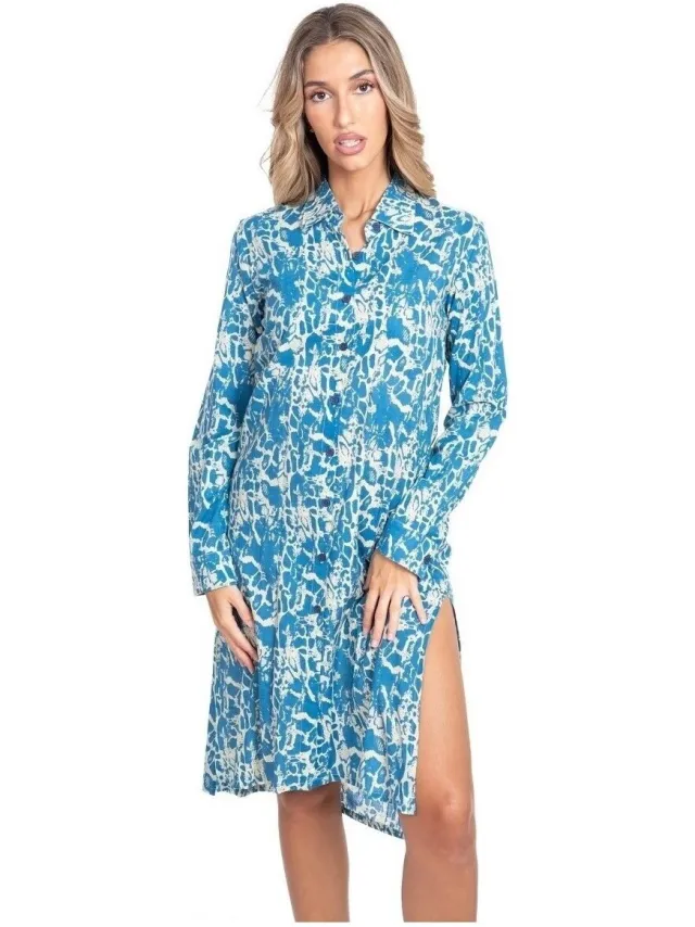 Isla Bonita By Sigris Jurk Isla Bonita By Sigris Jurk Blauw