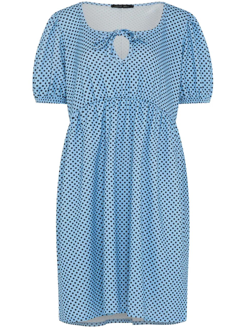 Limited Collection Blauwe Minijurk Met Stippen, foto 2