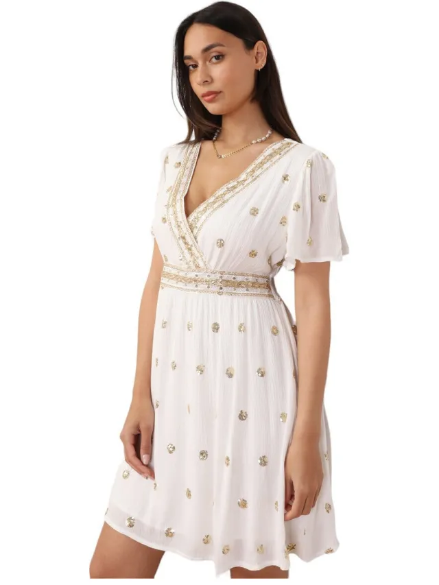 La Modeuse Jurk La Modeuse 71559_P168280 Wit