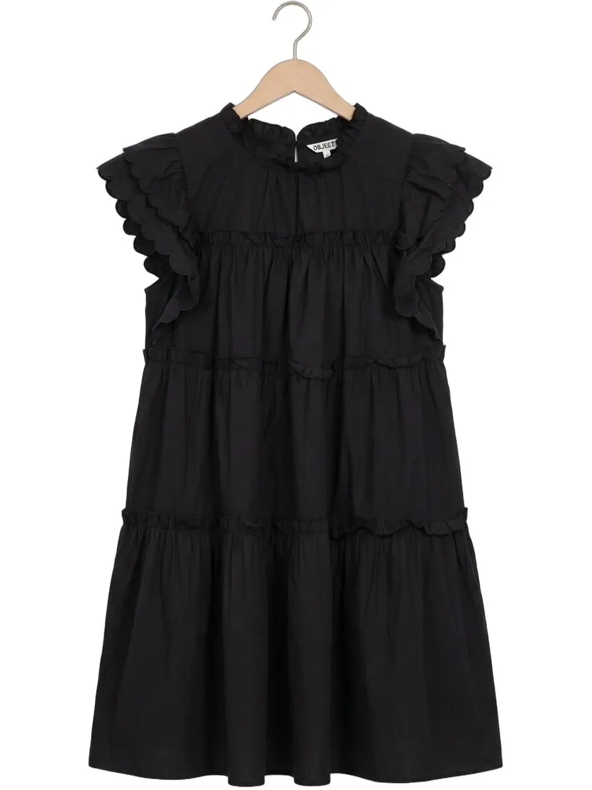 Object Dames Jurken Objhope S/l Dress - Zwart, foto 2
