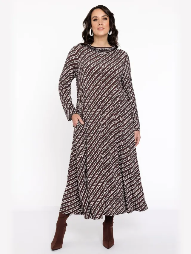 Yoek Jurk Swing | Bruin