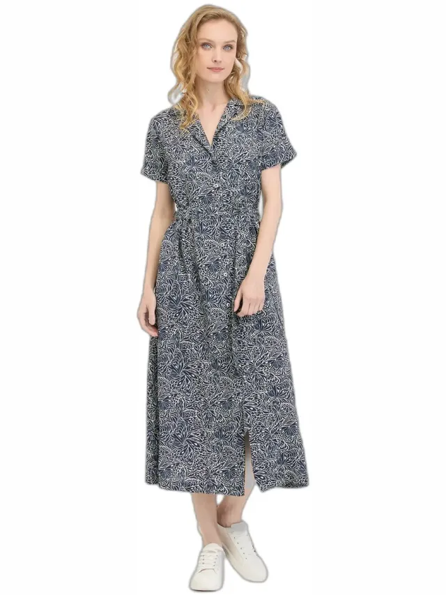 Ragwear Damesjurk met lang overhemd Ragwear Sawira Blauw