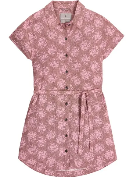 Royal Robbins Women's Camino Pucker Dress - Jurk, roze