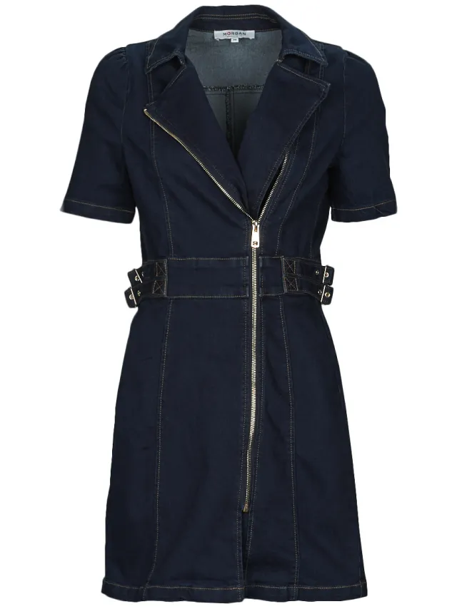 Morgan Korte Jurk Morgan RZOE Blauw
