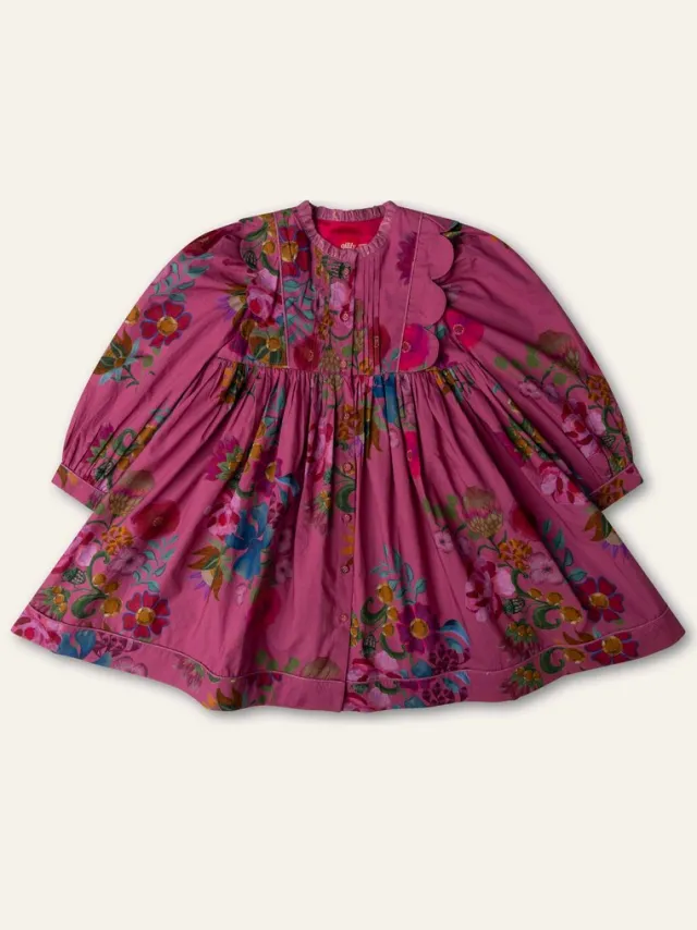 Oilily Douce Jurk - Roze - 140/10yr