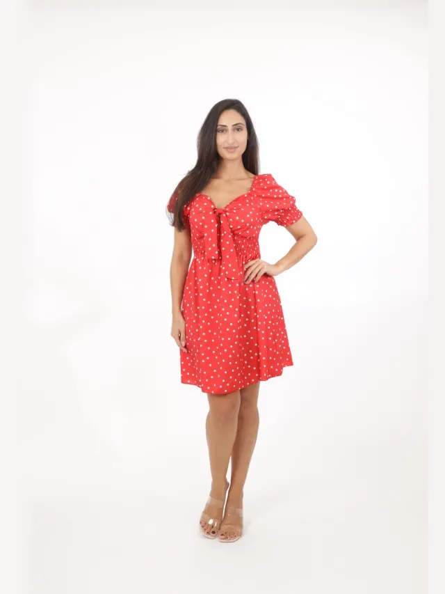 Elara Midikleid Rot Berlin