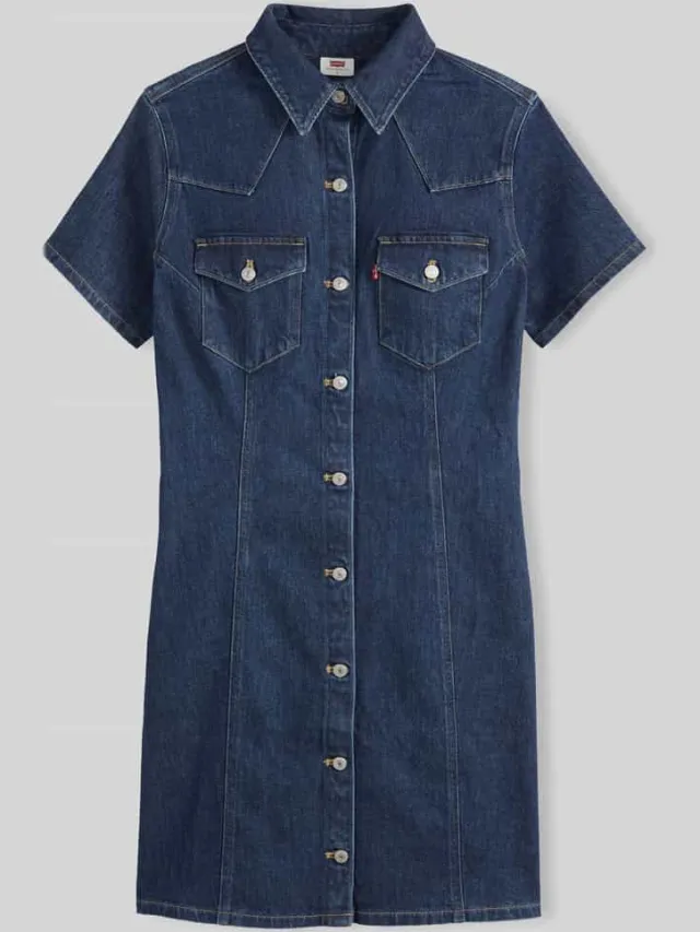 Levi's Smal vrijetijdsjurk in denimlook model 'TRACE', foto 2